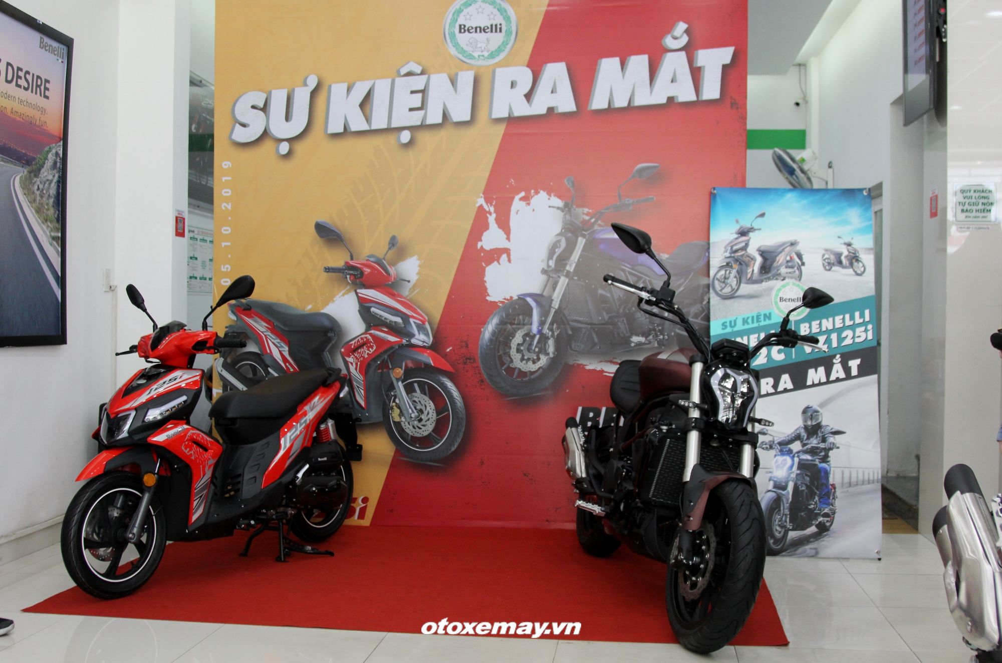 Benelli Việt Nam ra mắt xe ga VZ125i giá 30 triệu và cruiser-nakedbike 502C giá 166 triệu đồng